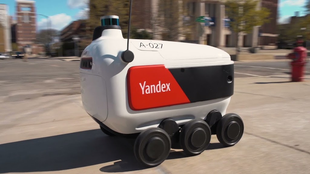 Russian self-driving robots selected for student food delivery across US campuses
