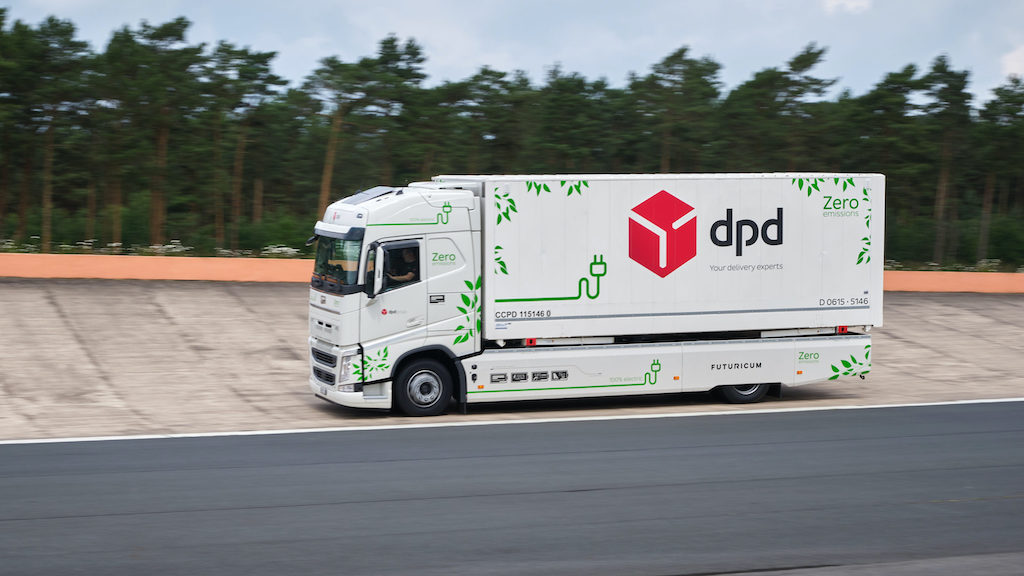 DPD-led team achieves 1,100km electric truck run on single charge