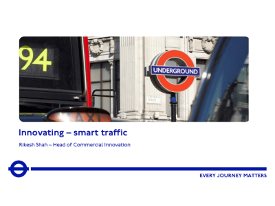 Smart cities: innovating – smart traffic