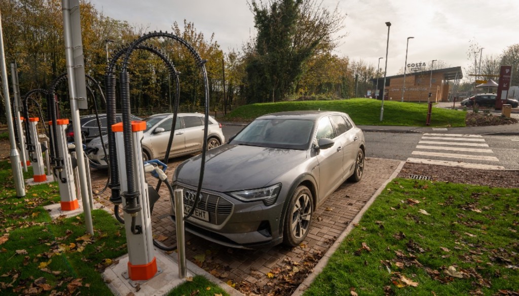 UK’s first load balanced rapid EV charger hub opens in West Midlands