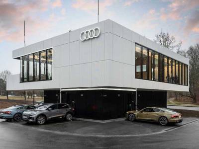 Audi realises its novel urban charging concept in Nuremberg