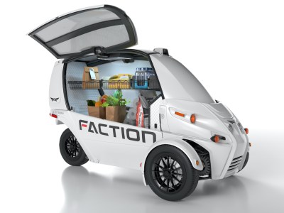 Arcimoto and Faction develop “right-sized” next gen driverless delivery vehicle