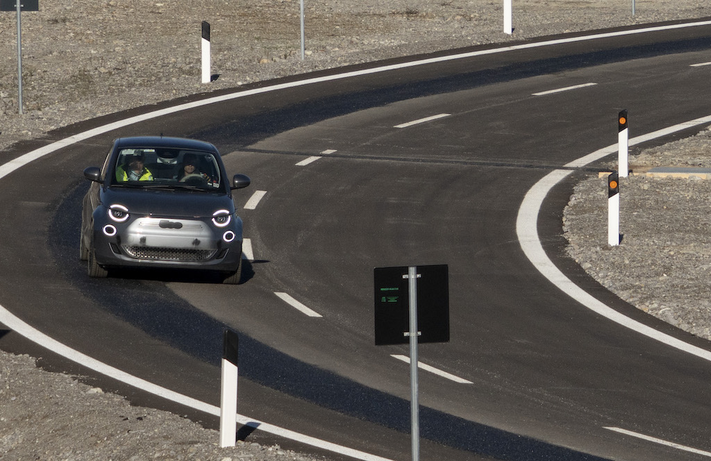 Stellantis tests in-road inductive charging on Italy’s Arena del Futuro circuit