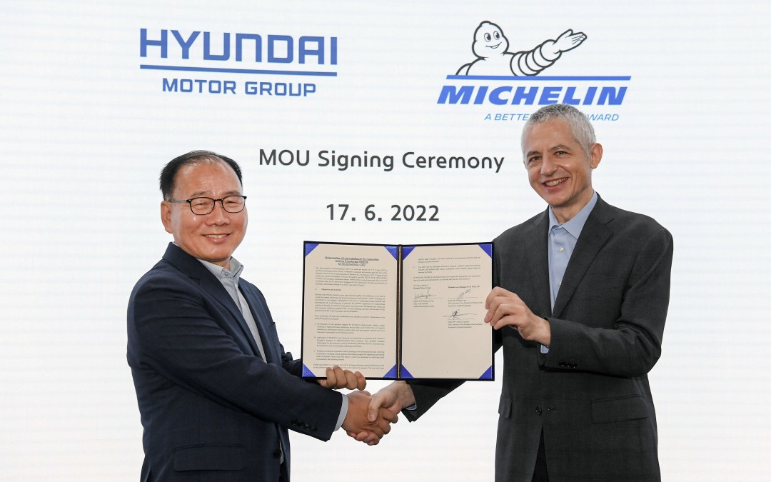 Michelin and Hyundai to develop next generation tires for EVs