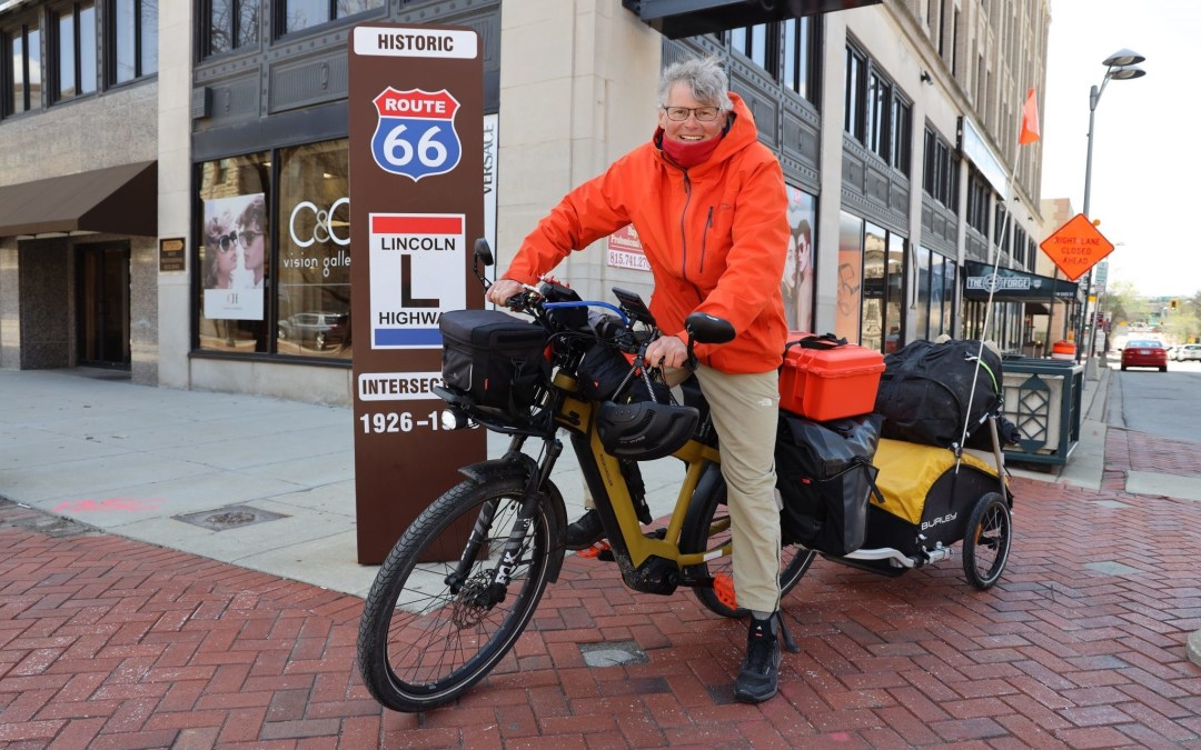 First ever e-bike solo cross-country journey across the historic Lincoln Highway