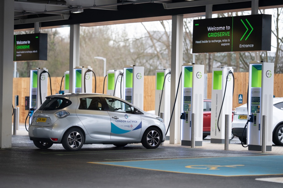 London Gatwick Airport is the first ever airport to open EV charging station