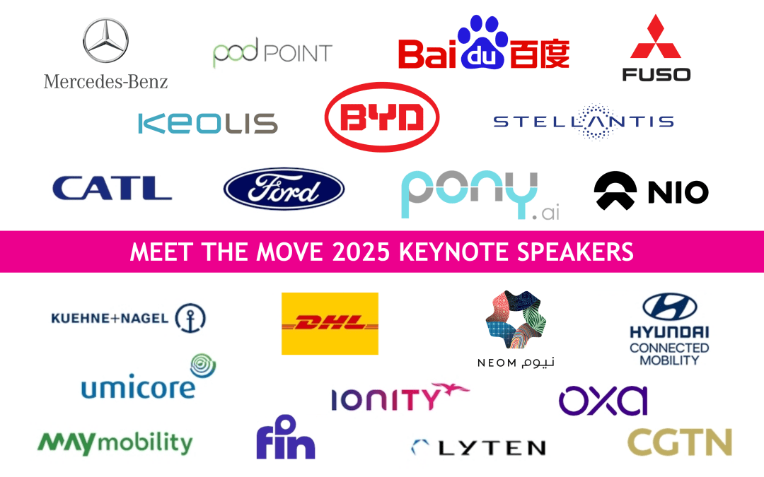 Meet MOVE 2025’s keynote speakers from BYD, Pony.ai, CATL and more