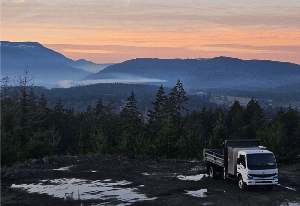Rizon hands over its first all-electric dump truck in Canada