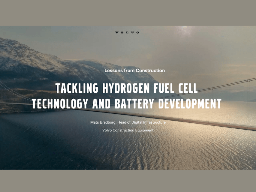 Energy + charging: hydrogen fuel cells and lessons from construction