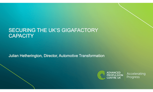 Battery tech: securing the UK’s future gigafactory capacity