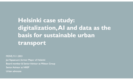 Smart cities: Helsinki — digitalisation, AI and data