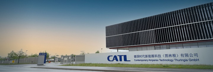 CATL begins production of electric vehicle battery cells at Germany plant
