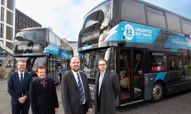 National Express invests £150 million in 300 electric zero emission buses