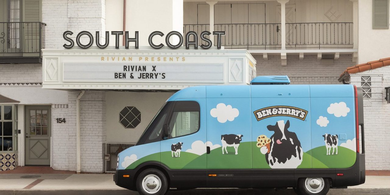 Rivian delivers electric ice cream truck to Ben & Jerry’s