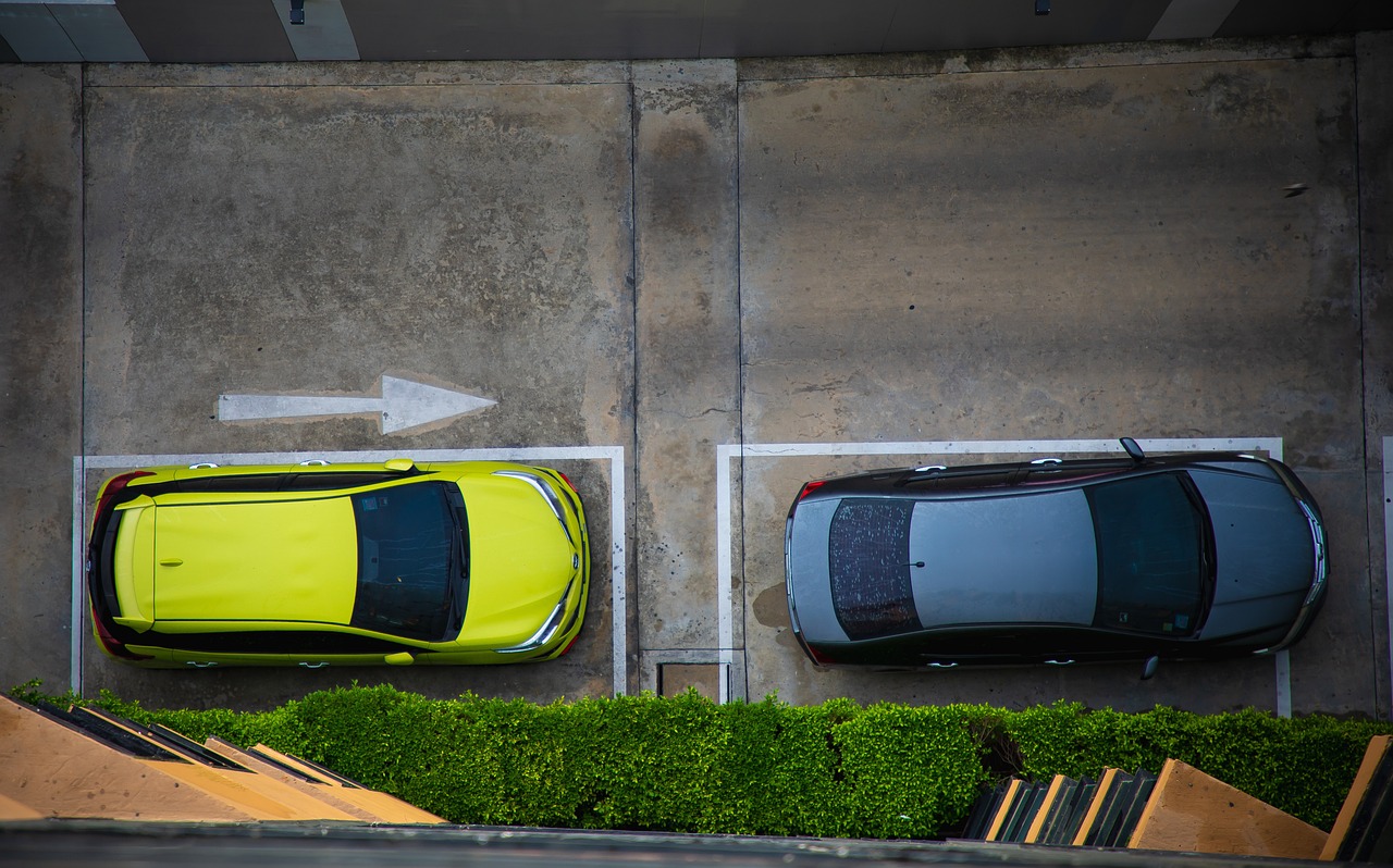 park, parking spot, traffic