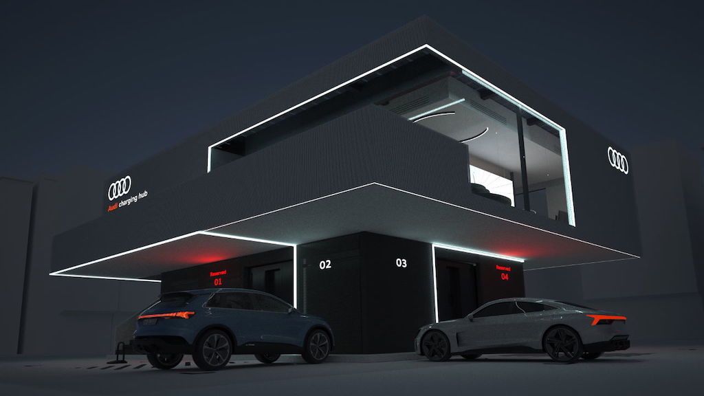Audi charging hub concept largely independent of local grid capacity