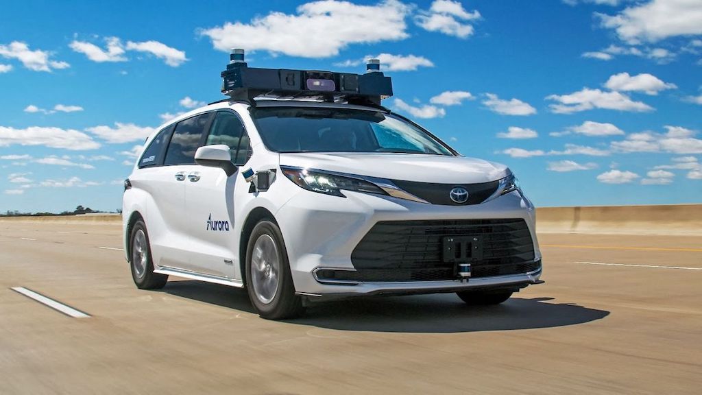 Aurora self-driving tech tested on Toyota ride-hail trial