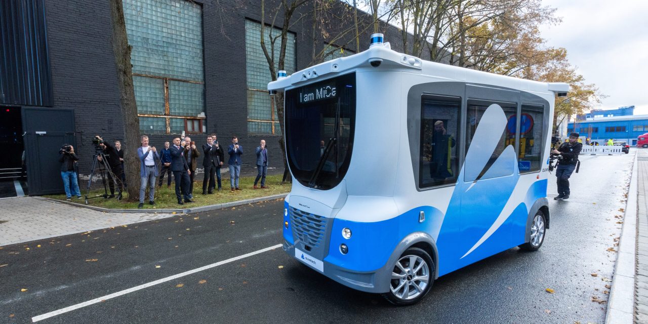 Auve Tech develop new generation of self-driving shuttle called MiCa