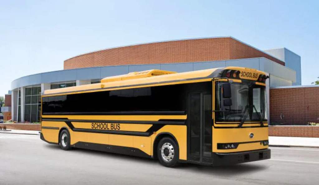 Chinese develop electric school bus with bi-directional charging