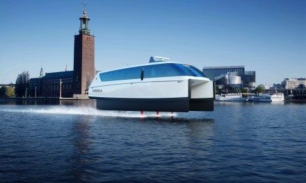 First images of Candela’s P-12 Flying Ferry