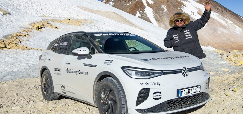 VW ID.4 sets electric car altitude world record