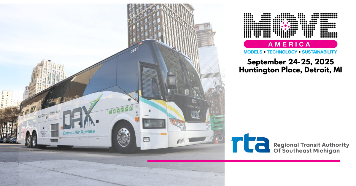 DAX banner featuring bus