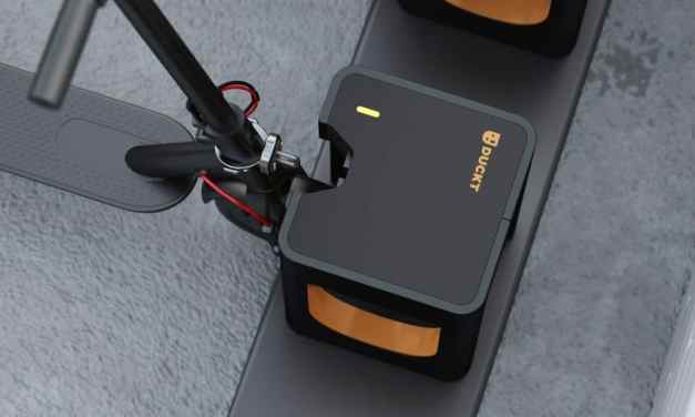 Paris pilots DUCKT universal scooter dock and charge points