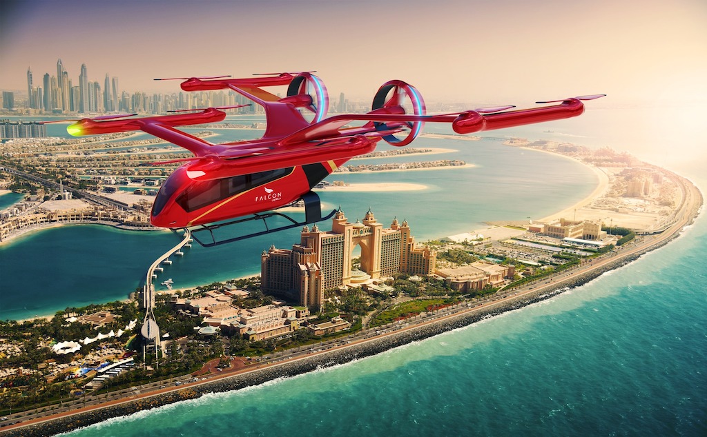 Eve and Falcon target Dubai eVTOL services from 2026