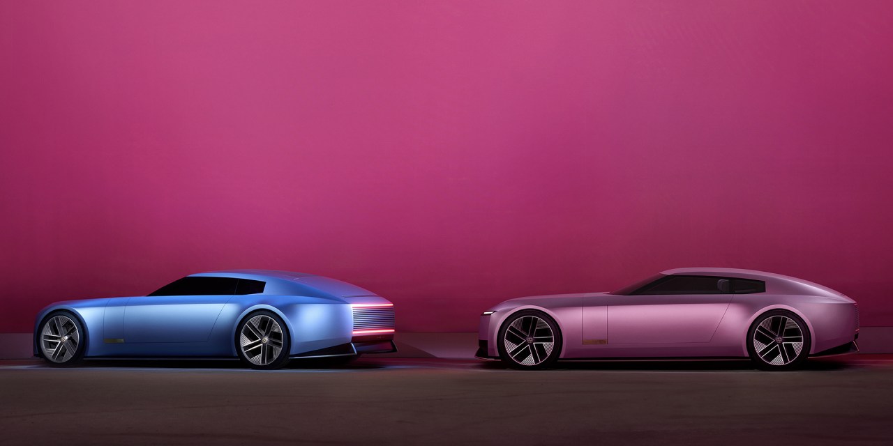Jaguar unveils hot pink EV after dramatic company re-brand