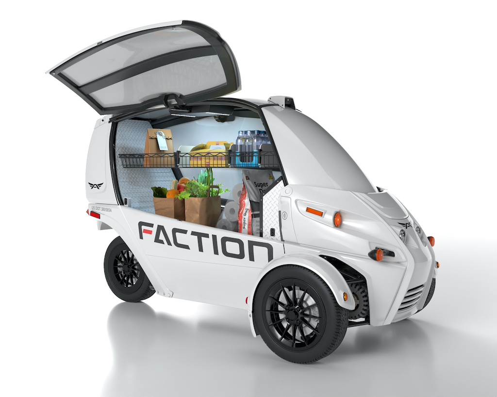 Arcimoto and Faction develop “right-sized” next gen driverless delivery vehicle