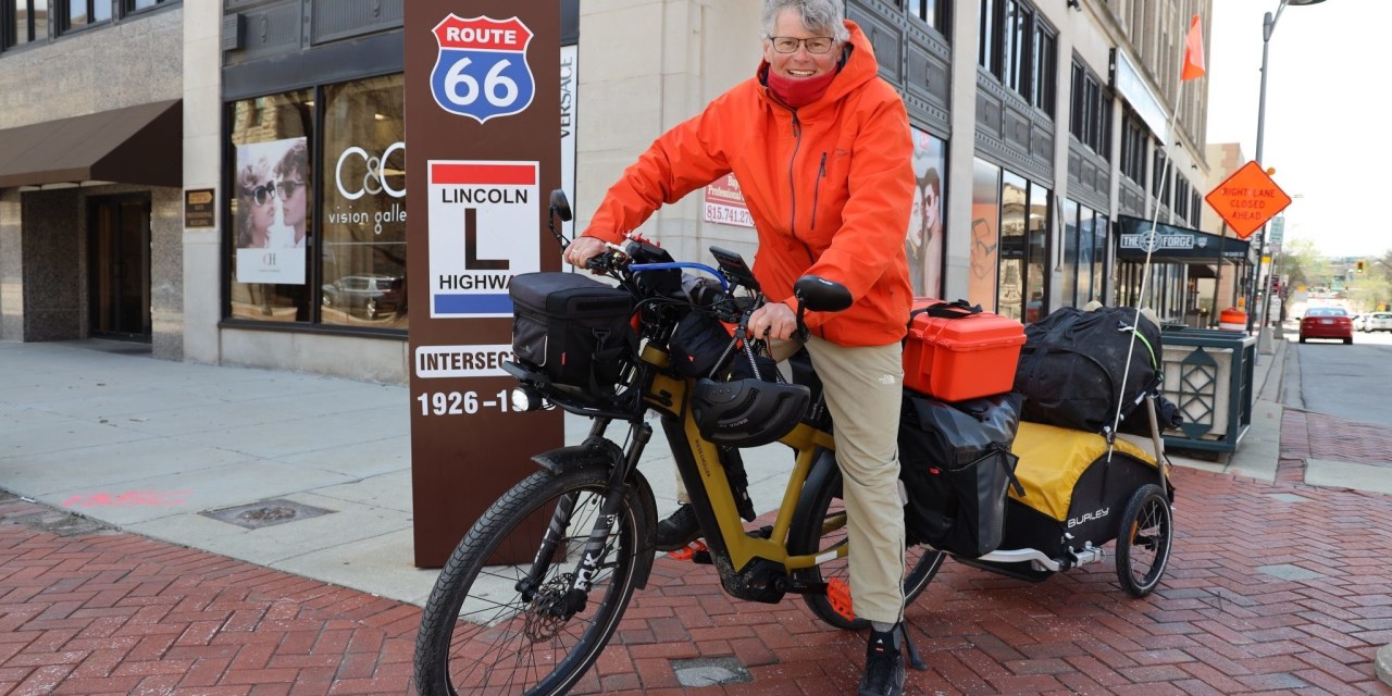 First ever e-bike solo cross-country journey across the historic Lincoln Highway