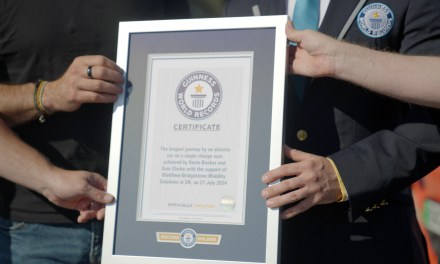 World record for longest EV trip on a single charge is hit