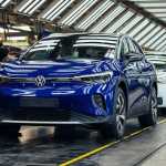 German cars on production line