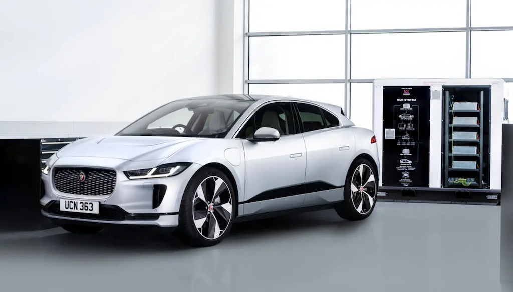 Second life I-PACE batteries power zero-emission energy storage unit