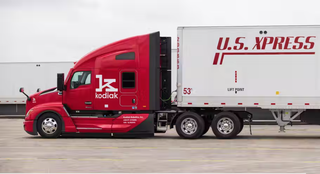 Kodiak and US Xpress run autonomous freight from Dallas to Atlanta