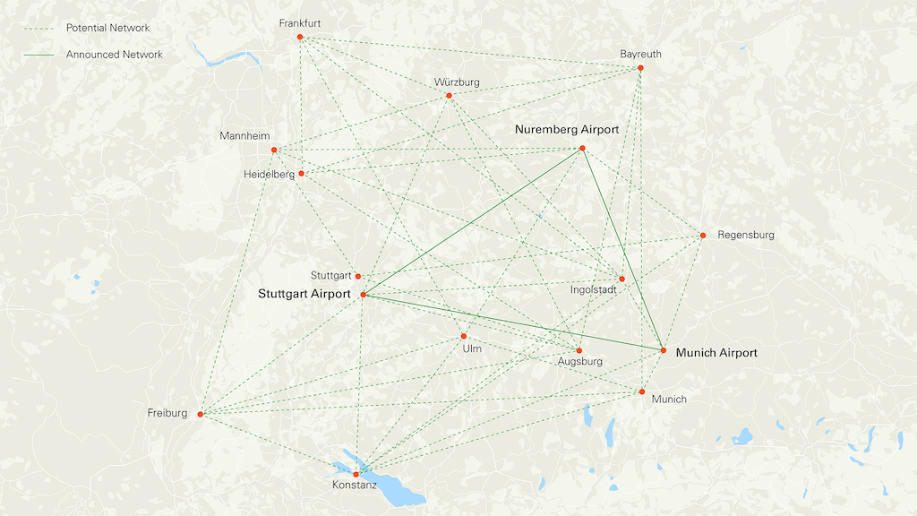 Stuttgart Airport added to southern German air mobility network