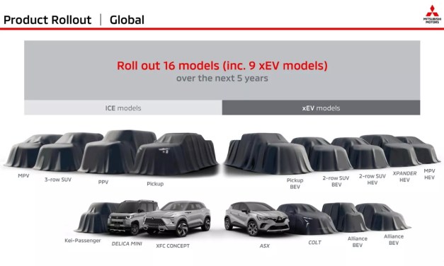 Mitsubishi teases 16 upcoming models
