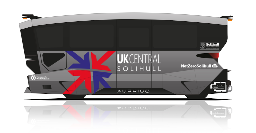 Autonomous bus shuttle on trial at Highways UK