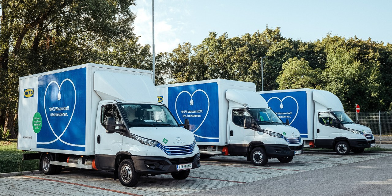 Quantron delivers hydrogen trucks to the first IKEA market