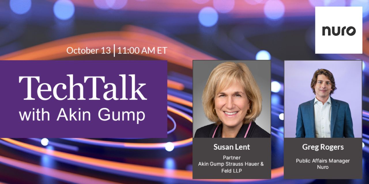 Tech Talk with Akin Gump podcast to launch in October