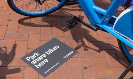 Sydney installs shared bike parking spaces