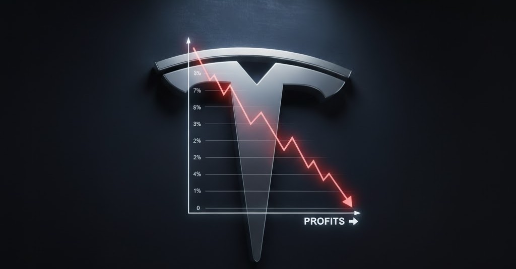 Tesla profits fall by 37% despite strong sales