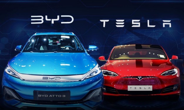 China’s BYD overtakes Tesla in annual EV sales for 2025