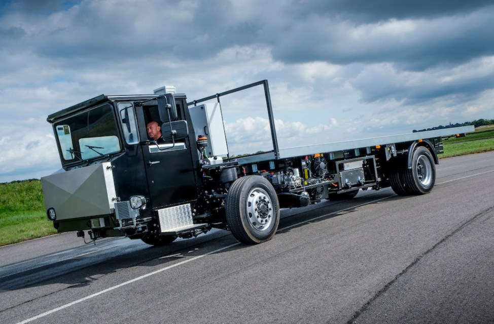 Volta Minus One trials prototype Zero full electric 16-tonne truck