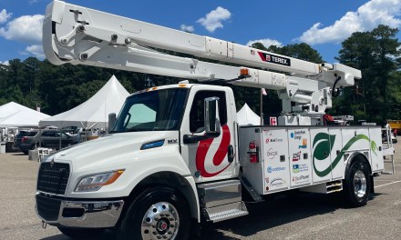 Terex Utilities introduces the first all-electric bucket truck manufactured in the U.S. 