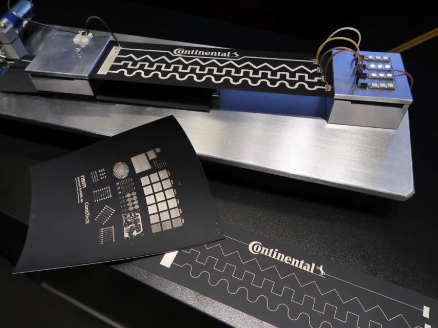 Printed electronic sensors could unlock your tyre’s inner sensibilities