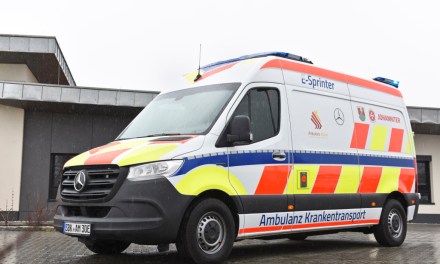 Mercedes develops first fully electric ambulance based on the eSprinter