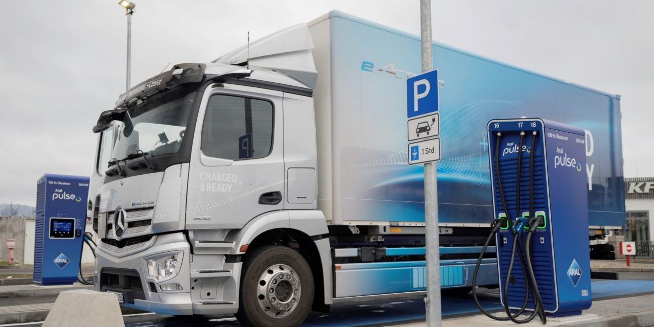 bp Pulse launches Europe’s first public charging corridor for electric trucks