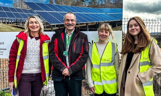 Exeter’s solar farm and battery storage facility has gone live