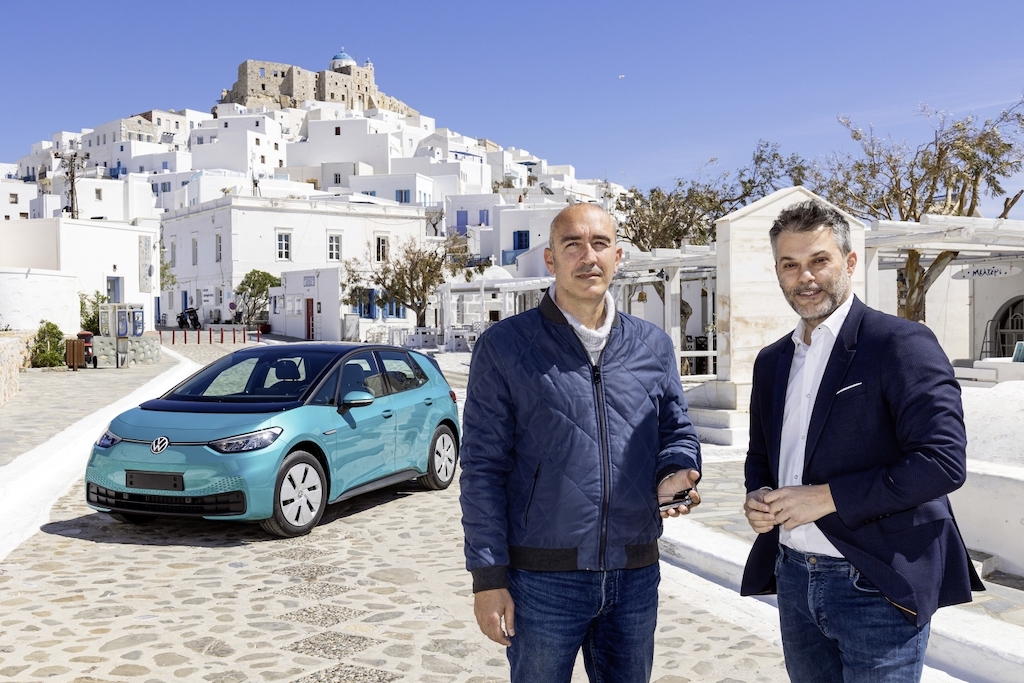 VW delivers first private EVs to Greek island future mobility laboratory